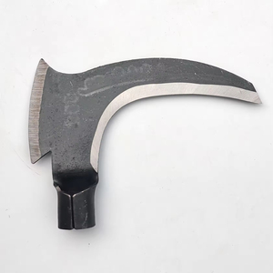 Falce in Acciaio Legato per Diserbo, Potatura e Taglio Rami, Coltello <span class=keywords><strong>da</strong></span> Giardino con Manico Lungo, Falcetto Multiuso per Agricoltura - Product Image 3