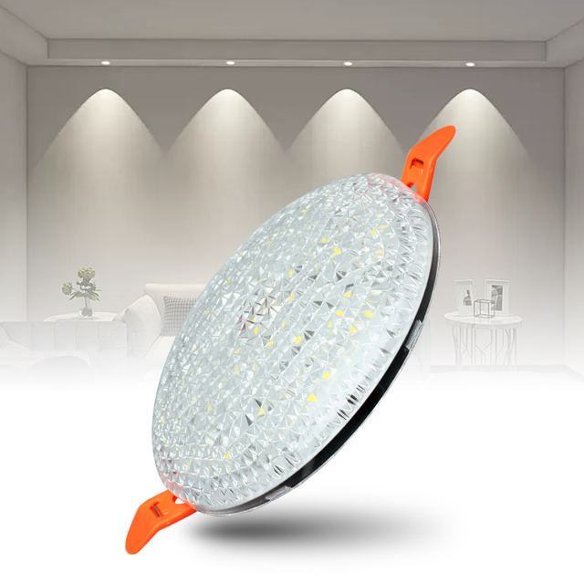 High Quality Indoor Hotel Home Living Room Anti Glare 10w 18w 24w 36w Recessed Round Led Panel Downlight
