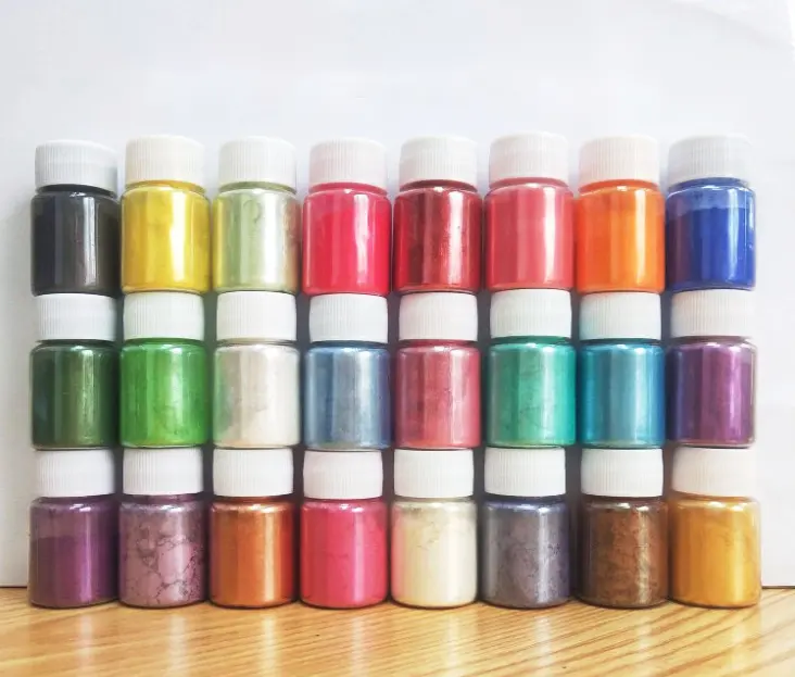 metallic floor mica and art pigment epoxy resin pigment powder