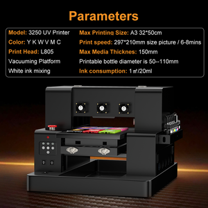 Stock UE Prêt à expédier Imprimante à plat UV DTF XP600 A3 Impression sur surfaces dures pour la production de cadeaux Haute vitesse Industrielle - Product Image 2