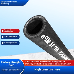 Wholesale Black High-<strong>Pressure</strong> Armored Hose Oil-Resistant Explosion-Proof Hydraulic Oil <strong>Pipe</strong> Steam Hose With Cloth Cover - Product Image 2