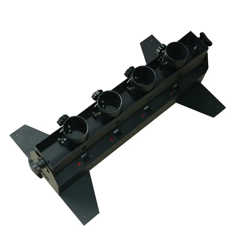 Mini 4 Shooter CO2 Confetti Blower Model Confetti Papier Blast Kanonnen Machine Voor Verkoop