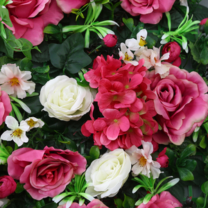 Toile de fond florale en soie Décoration murale florale facile à installer Intérieur/extérieur <span class=keywords><strong>Livraison</strong></span> rapide pour Noël Pâques Mariage Rose Fleurs murales - Product Image 4