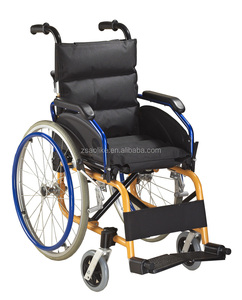 Silla de Ruedas Infantil Ergonómica de Aluminio Ligero en Oferta, Ancho del Asiento de 36 cm, Capacidad de 100 kg, Directo de Fábrica, Segura y Cómoda - Product Image 1