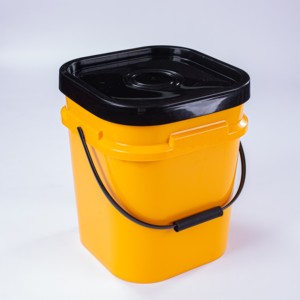 20L Kunststoff behälter Großhandel Plastik eimer <span class=keywords><strong>5</strong></span> Gallonen Eimer mit Deckel - Product Image 3