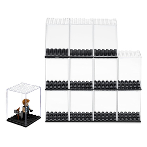 Stackable Acrylic hiển thị hộp bụi bằng chứng minifigure hiển thị trường hợp cho minifig và hành động con số - Product Image 3