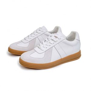 Zapatos de Hombre con Cordones, Suela de Goma, Parte Superior de Cuero Vacuno Transpirable, Textura Suave, Antideslizantes, Casuales, Versátiles y Cómodos, a la Moda - Product Image 1