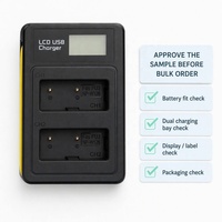 Cargador de Batería Dual para Cámara NP-W126, Base de Carga Rápida Inteligente USB para Personalización de Fábrica al por Mayor, 15 Años de Experiencia OEM