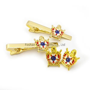 定制拆卸标志男士领带夹袖扣中国制造商菲律宾男士领带夹 - Product Image 4