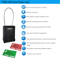 Serrure électronique RFID GPS avec déverrouillage NFC, traceur GPS pour conteneur avec serrure, serrure GPS pour camion