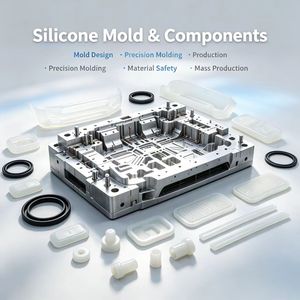 Custom Metal <b>Silicone</b> Mold Precision Injection <b>Mould</b> Tooling <b>for</b> <b>Silicone</b> Parts Components - Product Image 1