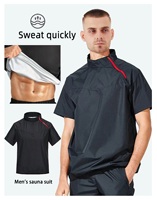 Combinaison de sauna unisexe pour hommes, anti-déchirure, vêtements de sport pour la salle de sport, vêtements d'entraînement à domicile, veste de transpiration