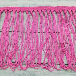 Elegant 13.5 cm Long Pink Polyester <b>Tassel</b> <b>Trim</b> Loom Category <b>Tassel</b> Fringe - Product Image 5