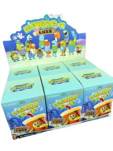 100% Originales, Cajas Ciegas de la Serie Bikini Bottom Buddies de Bob Esponja, 6 Piezas/Juego, Lindos Peluches Decorativos - Product Image 1