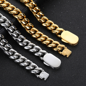 Gioielli Hip Hop NUOYA, <span class=keywords><strong>Bracciale</strong></span> a Catena Cubana in Acciaio Inossidabile Placcato Oro 18K, Personalizzabile con <span class=keywords><strong>Nome</strong></span> - Product Image 5