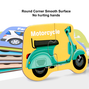 Montessori trẻ em tủ lạnh sticker vui vẻ học tập ghép hình câu đố bán buôn phim hoạt hình động vật Bảng chữ cái thư số đồ chơi giáo dục - Product Image 4