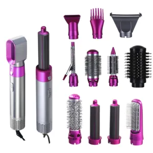 12 in 1 Hair Dryer Brush & Volumizer One Step Blow Dryer 1200W Hot Air Brush