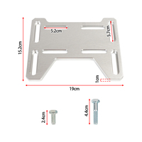 Support d'adaptateur de plaque de montage réglable pour Mini vélo pour 79cc 97cc 100cc Coleman CT100U CC100X Predator 212cc Tecumseh nouveau