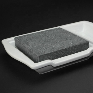 Plancha <span class=keywords><strong>para</strong></span> Asar de Restaurante, Ecológica, de Piedra Volcánica y Bambú <span class=keywords><strong>para</strong></span> Cocina Comercial - Product Image 1