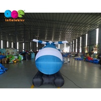 Modèle d'avion gonflable géant personnalisé Publicité Ballon gonflable hélicoptère Avions Hélicoptères Aéronefs Avion