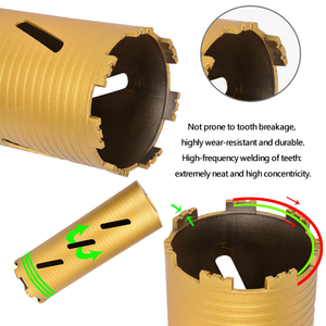 Forets à noyau diamantés économiques, foret diamanté à dents pour percer le verre, foret à noyau diamanté haute performance - Product Image 2