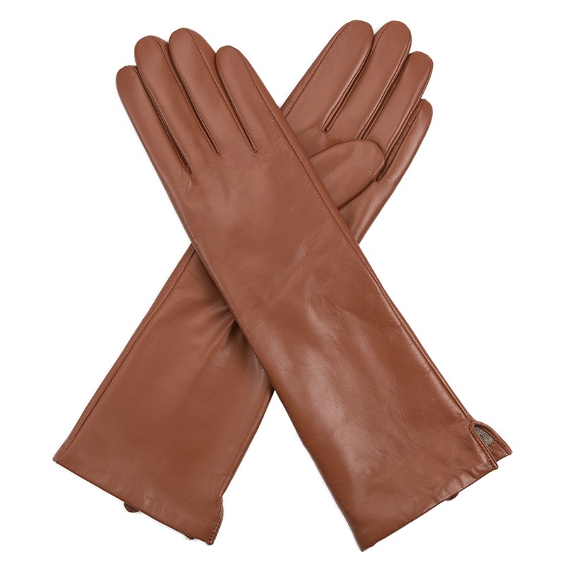 BW407 Wool Lining GL New Women's Formal Dress Tan Gloves BW407 Wool Lining GL New Women's Formal Dress Tan Gloves