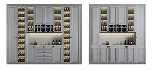 Aparador Moderno de Madera Maciza, Mueble de Almacenamiento Modular Personalizable y Ecológico para el Hogar, Bar, Comedor, Servicio de Diseño Gratuito - Product Image 4