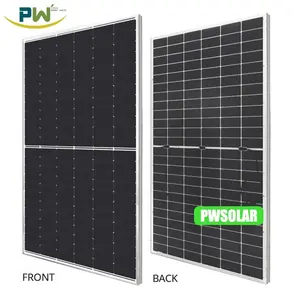 Best Double Glass Solar Panel 500 Watt Photovoltaic Panel Energy Storage Portable Power Station Solar Panel