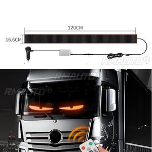 Accessoires de décoration pour fenêtres de camion Mercedes Benz, lumières Devil Eyes, contrôle par application et télécommande, kit carrosserie - Product Image 2