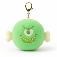 Vente en gros de figurines de créatures cyclopes souriantes super douces et mignonnes, jouets en peluche de 8 pouces pour les enfants, cadeaux d'anniversaire, décoration de chambre