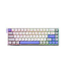Clavier mécanique filaire AULA WiN68, nouveau clavier à axe magnétique en plastique, personnalisé pour l'e-sport, avec éclairage RGB 8KHz, hot-swappable