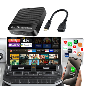 Adaptador de TV CarPlay-Convierta cualquier CarPlay con cable a CarPlay Dongle inalámbrico-Conecte un TV Stick para transmitir <span class=keywords><strong>Netflix</strong></span>, YouTube - Product Image 1