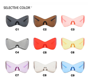 2025 Qmoon nuovi <span class=keywords><strong>occhiali</strong></span> <span class=keywords><strong>da</strong></span> <span class=keywords><strong>sole</strong></span> futuristici Super Cool <span class=keywords><strong>da</strong></span> donna Y2k Steampunk sport Technology senst <span class=keywords><strong>occhiali</strong></span> <span class=keywords><strong>da</strong></span> <span class=keywords><strong>sole</strong></span> con montatura ampia - Product Image 5