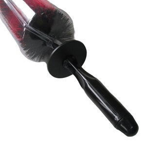 Car Wheel <b>Brush</b> Large Size Plastic Handle <b>For</b> Tire <b>Cleaning</b> Detailing Tool - Product Image 2