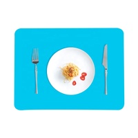 Grand Set de Table Carré Classique Multifonctionnel en Silicone Écologique, Imperméable, Résistant à la Chaleur et Antidérapant