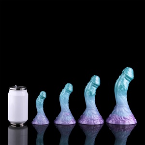 FAAK Female Masturbation Flexible <b>Dildo</b> Anal Plug Liquid Silicone Body Safe Sex Toys Cute <b>Dildo</b> for Beginner - Product Image 2