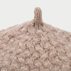 Nuevo Boina de Punto Estilo Japonés Vintage para Otoño e Invierno, Color Sólido, Elegante, para Mujer - Product Image 5