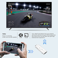 Nuevo Android TV Stick con Quad Core, 2GB de RAM, 16GB de ROM, Wifi6 de 2.4G y 5G, 4K, Smart Box, Android 14