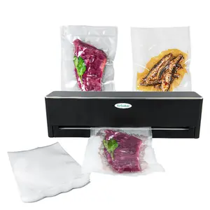 Tas penyegel makanan plastik PA/PE, rol tas penyegel vakum untuk freezer