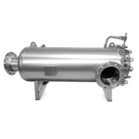 Boîtiers de filtre multi-cartouches haute capacité en acier inoxydable 316L pour filtration à haut débit avec connexion à bride de 6 pouces