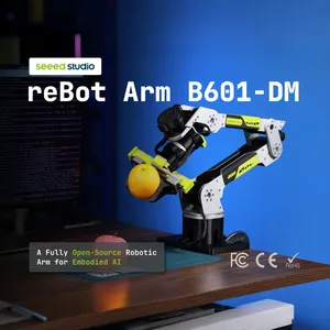 Kit de Brazo Robótico Seeed Studio ReBot Arm B601-DM Ensamblado con Pinza, Kit de Brazo Robótico de Código Abierto, Python SDK, ROS1/2, <span class=keywords><strong>Isaac</strong></span> Sim y LeRobot - Product Image 3