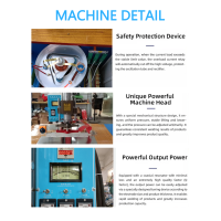 Machine de soudage pneumatique haute fréquence à double tête pour la couture des empeignes de chaussures de sport et le scellage du cuir et du tissu de football
