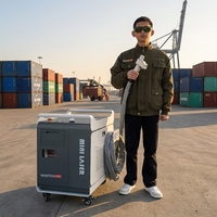 Vente flash : Machine de nettoyage de peinture métallique industrielle portable haute vitesse 1500w 2000w CE FDA pour l'élimination de la rouille
