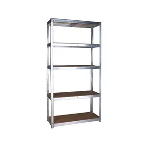 180X90X40Cm 5 Tier Metalen Gegalvaniseerd Stellingen Eenheden Plank Rack