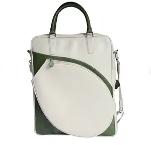 Şık su geçirmez özel spor Pickleball tek kollu çanta raket tenis Padel Tote taşıma çantası Pickleball çantası ile ayarlanabilir omuz