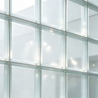 Bloc de verre massif, brique de verre massif pour la décoration de cloisons, bloc de verre massif sur mesure, fourniture d'usine