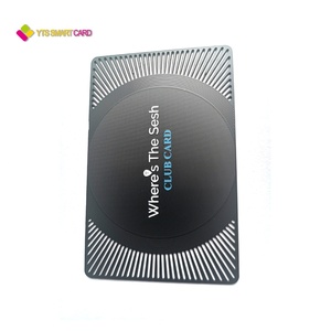 Carte-clé intelligente en métal NFC RFID personnalisée, prix d'usine YTS, cryptable, anti-effraction - Product Image 2