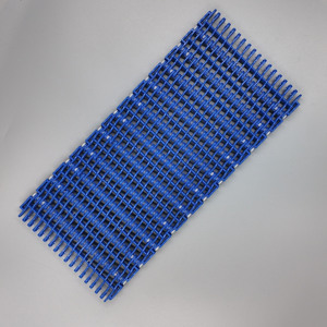 Nieuwe <span class=keywords><strong>PVC</strong></span> & PP modulaire kunststof gaas transportband voor restaurants & detailhandel, duurzaam, antibacterieel, food grade, vlakke bovenkant - Product Image 4