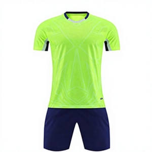 Ensemble de maillots de football personnalisés, tenue d'équipe, respirant, séchage rapide, évacuation de l'humidité, vêtements de sport par sublimation - Product Image 1