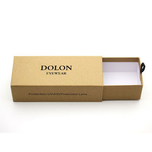 <span class=keywords><strong>2026</strong></span> עיצוב משקפי שמש תיבת משקפיים מותאם אישית לוגו מותאם אישית תיבת מגירה עם כרטיס בודק מקוטב - Product Image 2